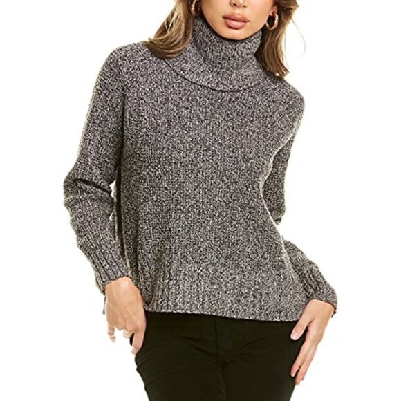 Madewell BNWOT womens "Eastbrook" marbled turtleneck sweater Small cross back - Picture 8 of 8